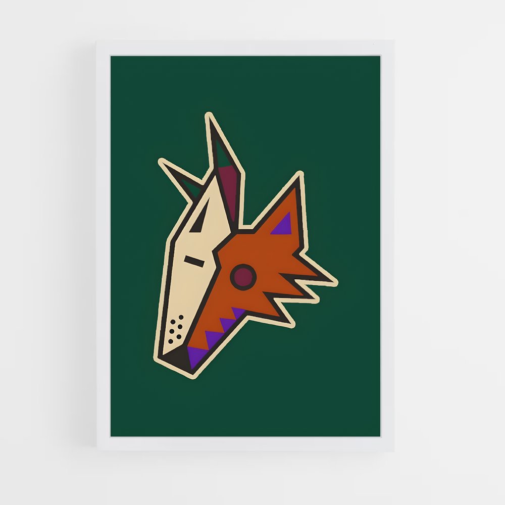 Poster L'Esprit du Coyote – affiche Hockey sur glace (vue 3)
